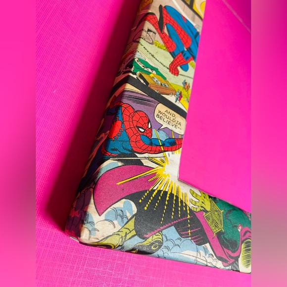 🕷️ Chunky wooden letter Spiderman comics paper Different letters available - Picture 13 of 16